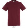 SOL´S REGENT / Pánske tričko s okrúhlym výstrihom - burgundy XXXL