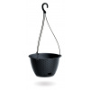 Nohel Garden kvetináč závěsný Ratolla Round W plastový 24x16cm