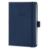 Diár, A6, týždenný, 2026, tvrdá obálka, SIGEL Conceptum, tmavomodrý