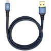 N/A N/A [1x USB 2.0 zástrčka A - 1x dokovacia zástrčka Apple Lightning] 0.50 m modrá, čierna Oehlbach USB Plus LI; 9321