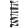 SAPHO SOPHINA 60 x 164,7cm 833W kúpeľňový radiátor, stredové pripojenie, čierna matná, IR704
