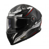 LS2 FF811 Vector II Carbon SAVAGE Gloss White Red Grey