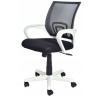 ERGONOMICKÁ OTOČNÉ KRESLO KANCELÁRSKA STOLIČKA LILY CZARNO-BIAŁY ČIERNA