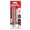 Gelové pero Sharpie S-GEL METAL - klikací, 0.7 černé 2ks + náplň