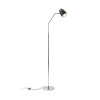 RENDL R12989 PRAGMA stojanová lampa, na čítanie čierna chróm