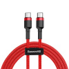Baseus CATKLF-H09 USB-C / USB-C 60W QC 3.0, 2m, červený