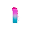 oxybag fľaša na pitie 600 ml OXY CLICK OMBRE blue-pink