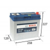 Bosch autobatéria 45Ah, S4 12V 330A, 0 092 S40 210
