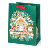 Legami Darčeková taška Legami Christmas Gift Bag - Medium - Gingerbread House