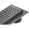 Mexen Flat 360° M08 sprchový žľab 90 cm, brúsený grafit, 1E25090-40