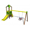 Playground System DETSKÉ IHRISKÁ Happy ape 156 - zostava pre deti od 1 roku - celokovová