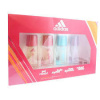 Coty Adidas dárková sada dámská Get Ready! 30 ml + Fruity Rhythm 30 ml + Pure Lightness + Natural Vitality 30 ml