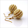 Náušnice Gold balls