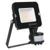 HALOGEN LED reflektor so senzorom 20W 1800lm 3000K IP65 COMPACT V Black LEDVANCE