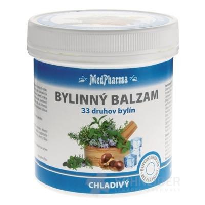 MedPharma BYLINNÝ BALZAM chladivý extrak z 33 druhov bylín, 1x250 ml