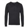 Premier Workwear Pánsky pletený sveter PR694 Charcoal -ca. Pantone 6 XL