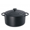 Litinový hrnec kulatý Provence 26 cm černý - Küchenprofi Solingen (Litinový Hrnec na pečení Provence kulatý 26 cm černý - Küchenprofi Solingen)