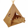 Detský stan iglu, vigvam Edisa 0+ (TIPI stan pre deti s podložkou a vankúšmi TEEPEE vigvam darček CE)