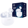 3mk bezdrôtové stereo slúchadlá HARDY LifePods Pro, stereo, nabíjacie púzdro, biela