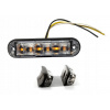 Výstražná lampa 6 LED diód 4 programy svietenia GABARYT