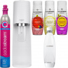 Sodastream Terra biela Flaša + 3x sirup bez cukru