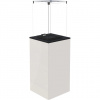 Plynový krb, ohrievač PATIO MINI M panel biely
