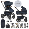 EASYWALKER Kočík kombinovaný Jimmey Indigo Blue XXL AIR + RWS