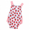 Detská kombinéza - Detské kombinézy kitiny 0 bezfarebné (Dievčatá Straberry Romper Cottony)