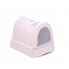 Imac uzavretý odpadkový box 56 cm x 40 cm x 42,5 cm (Toaleta pre mačky, stelivo ZUMA, RUŽOVÁ, MODERNÁ)