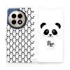 Flipové pouzdro Mobiwear - OnePlus 13 - M030P Panda Amálka (Knížkové flip pouzdro, obal, kryt na mobil OnePlus 13 - M030P Panda Amálka, materiál Umělá kůže + TPU - ochrana 360°, stojánek, silikonová v