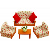 Sylvanian family Nábytek - Sedací souprava se stolečkem