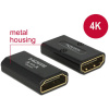 Delock 65659 HDMI adaptér [1x HDMI zásuvka - 1x HDMI zásuvka] čierna; 65659