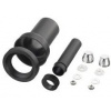 OTTO HAAS Závesná WC pripojovacia súprava DN90/110, 180 mm, excentrická, zvárateľná, polyetylén, čierna, 3287