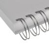 Kovový hřbet 2:1, 32 mm (do 280l), 20 ks, stříbrná