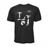 Lucky John tričko pánske čierne vel.2XL