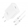 Rýchlonabíjačka XO CE15 vrátane dátového kábla USB-C 20W biela