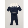 DETSKÝ SET GANT STAR AND G KNITTED SET EVENING BLUE