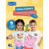 Omalovánky s nažehlovacími obrázky Prasátko Peppa