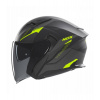 Přilba N130 Myst, NOX (černá matná, žlutá fluo) 2025 XS
