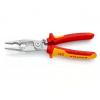 KNIPEX Elektroinštalačné kliešte chrómované, 200mm 1396200