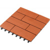 G21 WPC dlaždica SAMOA, čerešňa 2,3 × 30 × 30 cm