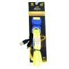 Obojok DUVO+ LED Svietiaci dog neónový žltý nylon S