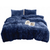 Prikrývka na posteľ - Tekstylove Polyester 200 x 220 cm odtiene šedej (Prikrývka 200x220 taliansky chlpatý plyšový plyšový bedspread)