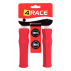 gripy 4RACE tvrzené pěnové NBR127mm červené