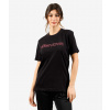 T-SHIRT COTONE MONDO NERO/FUXIA Tg. M