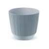 Prosperplast Kvetináč RYFO svetlo šedý 14,6cm