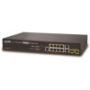 Planét GS-5220-8P2T2S L3 switch, 10x1Gb, 2x1Gb SFP, 8x PoE 802.3at 240W