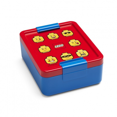 LEGO Storage LEGO ICONIC Classic box na desiatu - červená-modrá