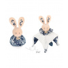 Doudou Cuddle Cloth uspávačik 3v1 Beige Rabbit 1 ks