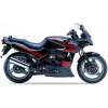 Nálepky FOOQS na motocykel KAWASAKI GPZ 500S 1998-2001 ČIERNO-ČERVENÁ H8